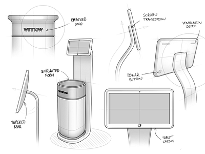 Winnow chef food industrial design interaction iot kitchen physical sketch ventures waste winnow