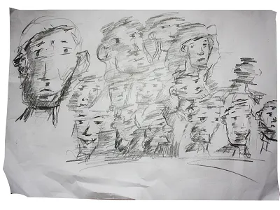 scribble for a mimic character character scribble