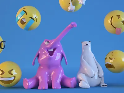 Happy Friends clever emoji friends funny happy sad smile