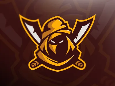 Assassin assassin branding illustration logo mascot swords