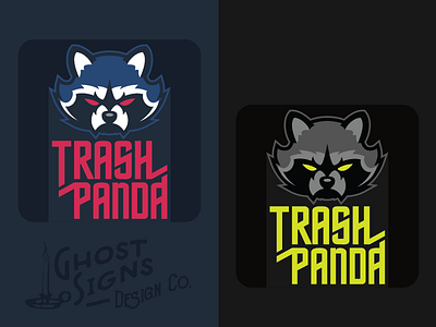 Trash Panda Gaming Identity gamer gaming identity logo raccoon trash panda trashpanda vector