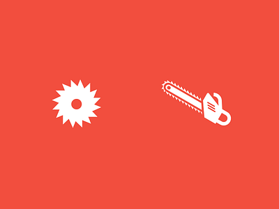 Saw Icons chainsaw disc icon minimalistic saw simple symbol