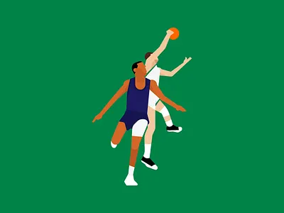 Moments in Sports - Havlicek celtics design illustration nba sixers sports