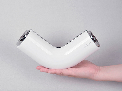 Sound Pipe gadget industrial design miguel silva design product design speaker white wireless