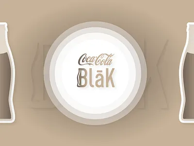 Coca Cola Blak — New logo concept for old product ☕️ blak coca cola coffee coke concept logo rebranding