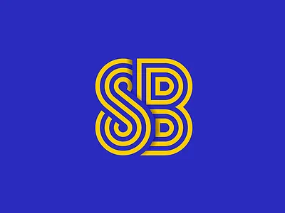 SB monogram blue leeds leeds united lufc monogram sb the square ball yellow