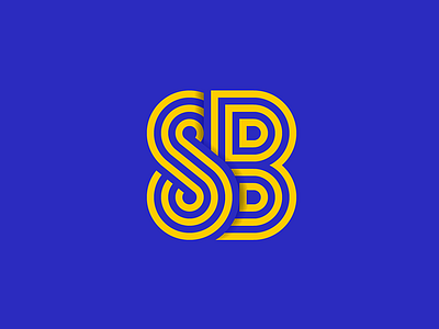 SB monogram blue leeds leeds united lufc monogram sb the square ball yellow