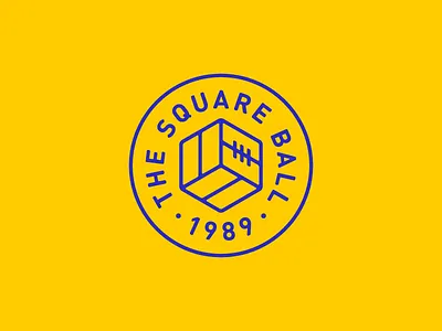 The Square Ball badge ball blue icon leeds leeds united logo lufc roundel the square ball yellow