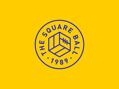 The Square Ball badge ball blue icon leeds leeds united logo lufc roundel the square ball yellow