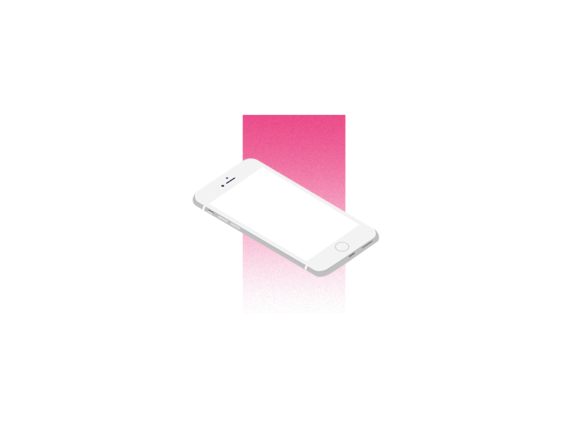 Opening app: Hello Dribbble! animation app debut design iphone motion design phone