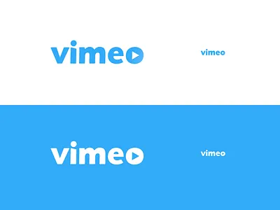 Vimeo Logo Redesign Concept branding concept logo pump redesign video vimeo