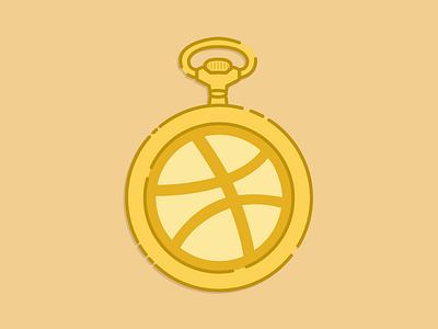 Hello Dribbble dribbble hello pocket watch