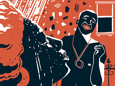 Do the Right Thing / 4 black brooklyn do the right thing fan art illustration movie music new york spike lee summer sun