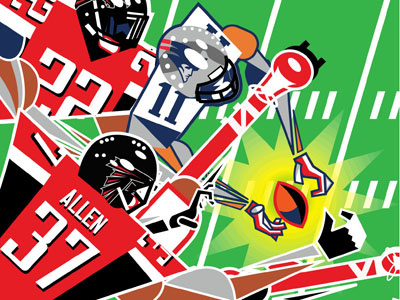 Super Bowl Edelman catch football ne england nfl sports