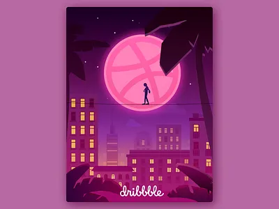 Hello Dribbble illustrator