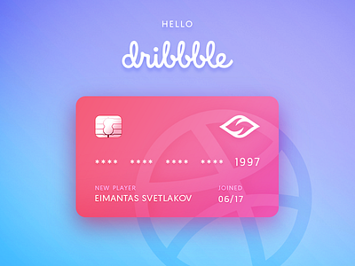 Hello Dribbble csgo design dribble hello svetlakov ui ux