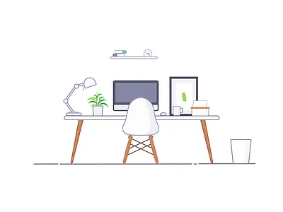 Desk illustrations