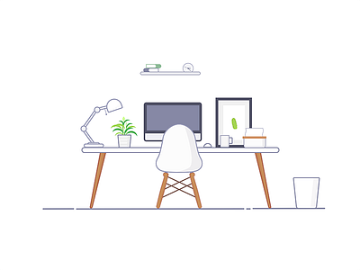 Desk illustrations