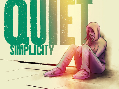 Quiet Simplicity art illustration line art type