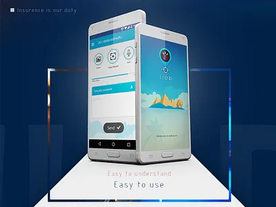 IIOD App. android app duty help insurance police tourism ui ux
