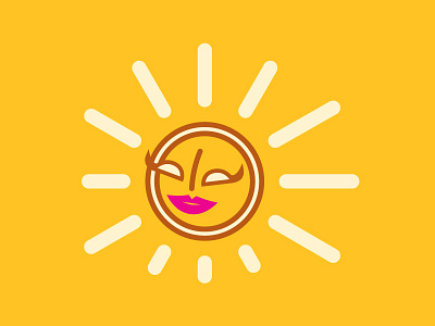 Sun-Day character face illustration illustrator nature pantone vector