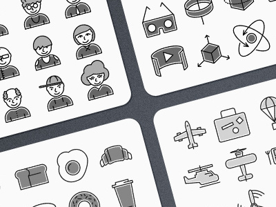 500 Modern Icons Bundle avatars bundle icons modern set svg vector