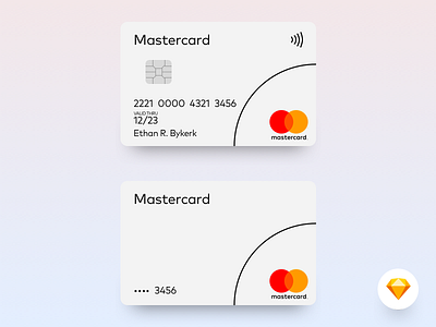 Mastercard Card Assets - Sketch Freebie assets card credit finance free free assets freebie money resources sketch sketch freebie sketch resources