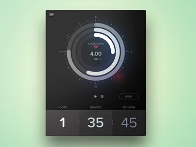 Countdown Timer countdown timer ui ux