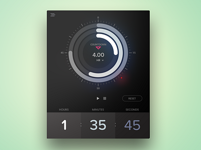 Countdown Timer countdown timer ui ux