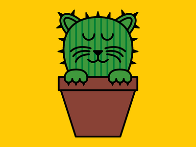 Catus cacti cactus cat kitty