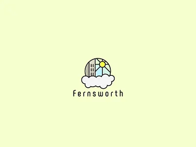 Day 22 : Fernsworth brand branding city company corporate icon line logo modern simple