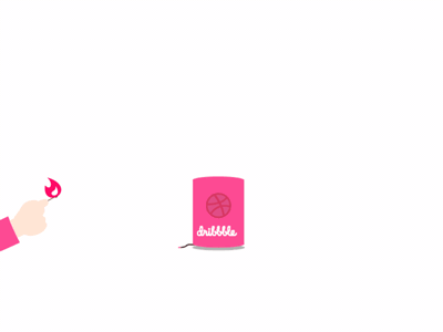 Hello, dribbble! debut first invate motion shot thanks