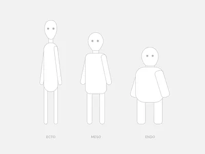 Body Types body characters illustrations shapes