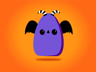 Little Demon Cutie adorable character design cutie demon halloween illustration