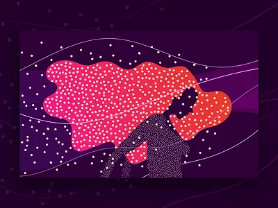 Shaniqua colors dots hair lines shaniqua wind