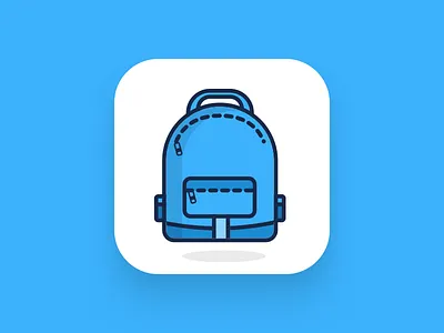 Logo app bag bagpack icon icons kartable logo school student