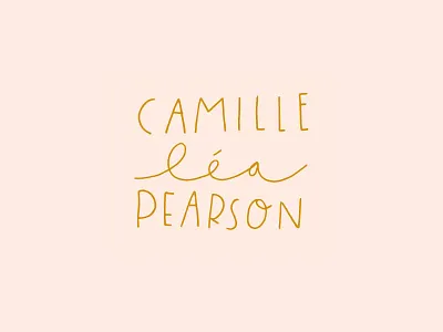 Camille Léa Pearson branding logo