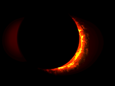 Eclipse eclipse space sun