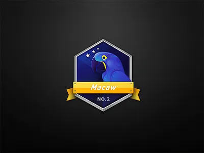 Hyacinth Macaw macaw medal parrot