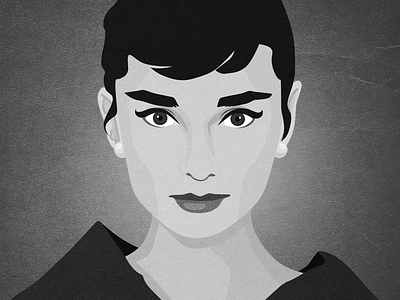 Audrey audrey hepburn illustration vintage