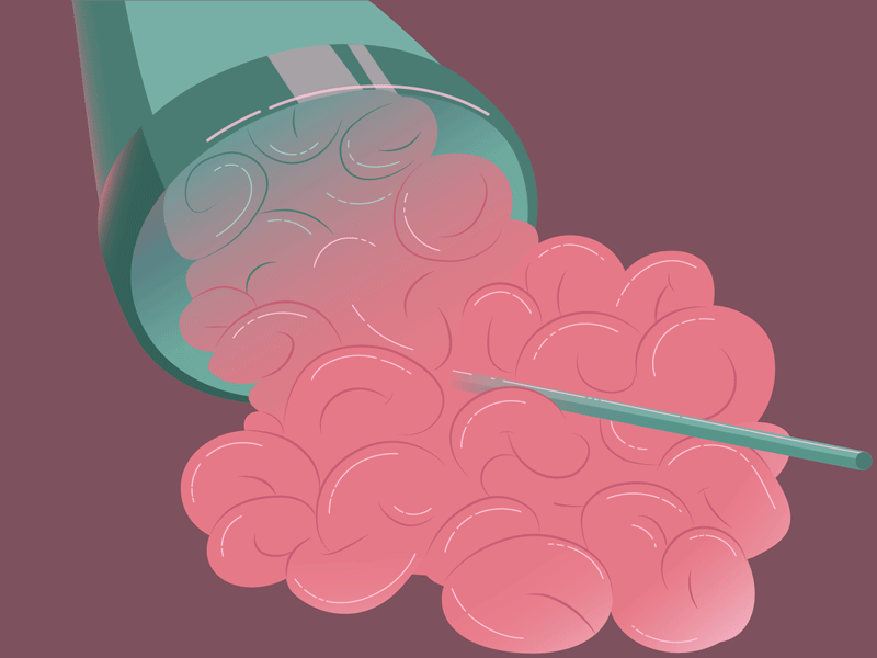 Smoothie brain aftereffects animation brain color illustrator maggle motiondesign smoothie