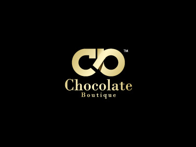 Chocolate Boutique 2d adobe illustrator chocolate design golden icon illustration illustrator infinty logo logofolio typo