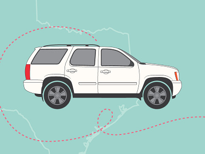 Tahoe Illustration automobile car chevrolet illustration suv texas vector