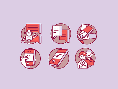 Family Holiday Icons family illustration vector website