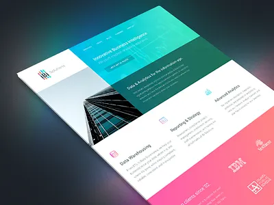 iBi Solutions — Design analytics branding building consulting data database design graphs web website