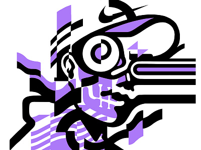 Untitled bold dynamic face futuristic glitch graphic lines movement nike portrait verctor