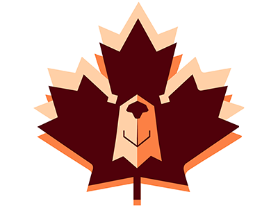 Bryan Tamayo bear canada grizzly maple maple leaf stickermule