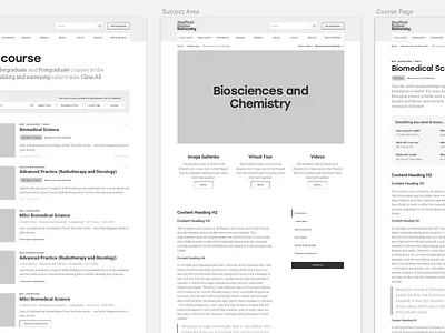 Wireframes sheffield ui university ux wireframe