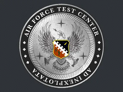 Air Force Test Center Challenge Coin