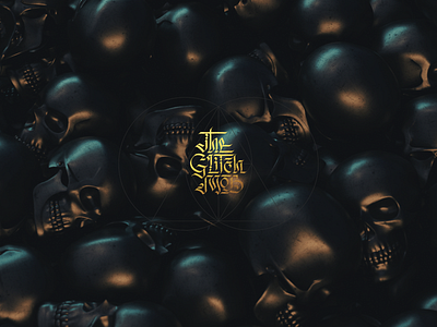 The Glitch Mob 3d design c4d cinema4d graphic design poster skull